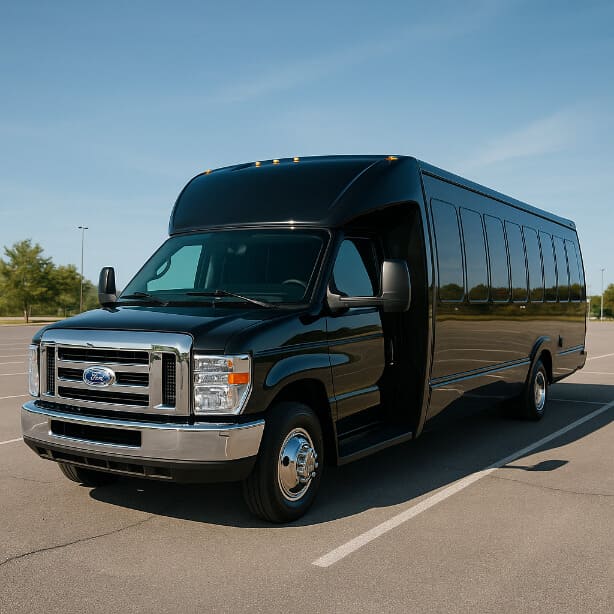 Bloomington Shuttle Bus Rentals 18 Passenger Shuttle Bus