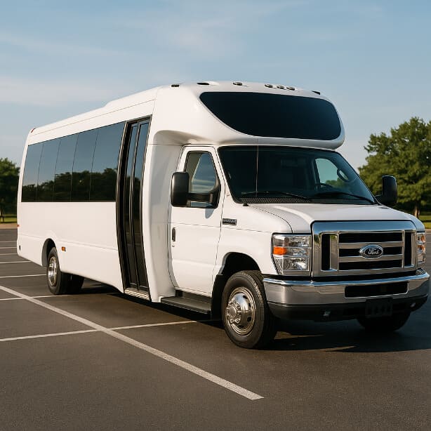 Bloomington Shuttle Bus Rentals 20 Passenger Shuttle Bus