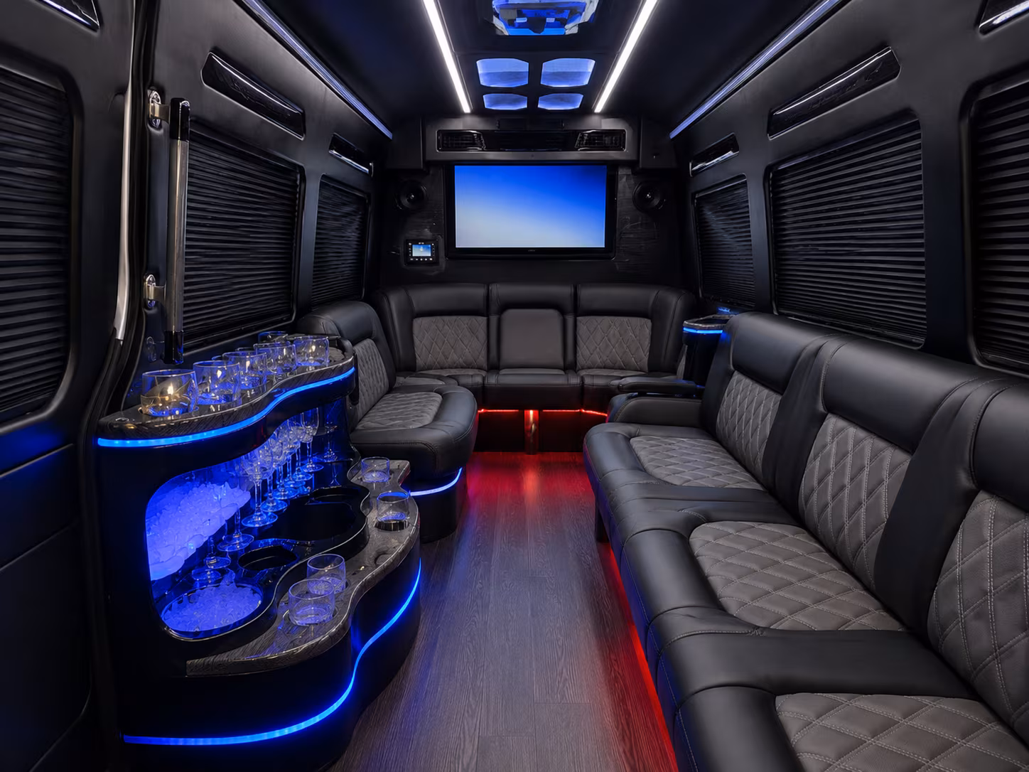 sprinter limousine inside